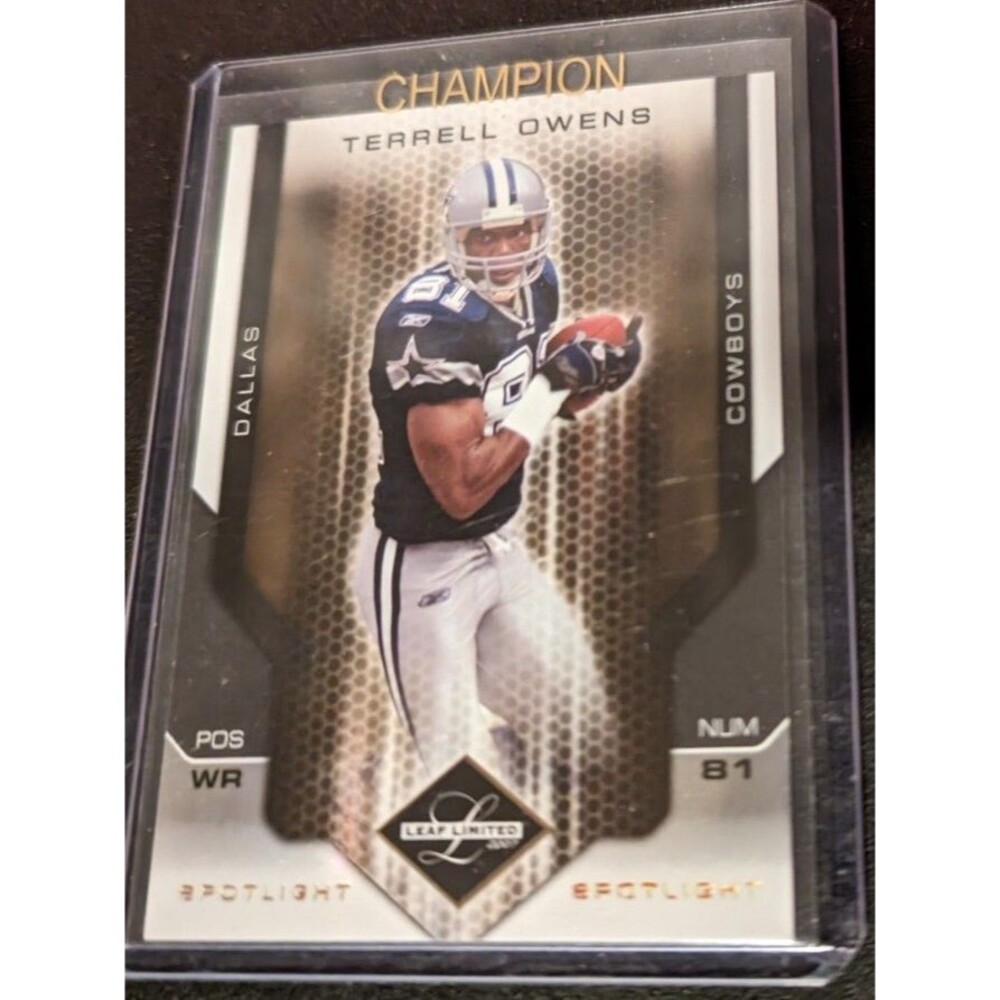 2006 Leaf Limited Cowboys Terrell Owens Spotlight 32/32 #28 ebay 1/1